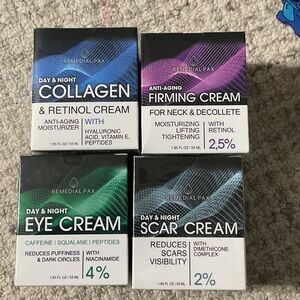 Skincare Set - Collagen, Firming, Eye, and Scar Creams